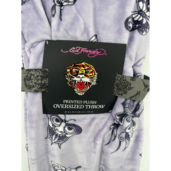 Ed Hardy Throw Blanket  60”x70” - Picture 1 of 2
